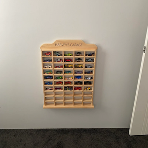 Tùy Chỉnh Trẻ Em Tre Đồ Chơi Xe Hơi Nhà Để Xe Hiển Thị Giá Treo Tường Bằng Gỗ Matchbox Diecast Đồ Chơi Tổ Chức Kệ Cho Phòng Khách - Product Image 2