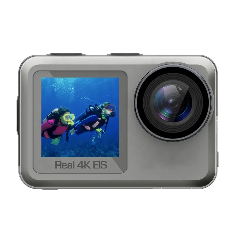 New arrival real 4k camera sport dual lens waterproof sports EIS wifi action camera