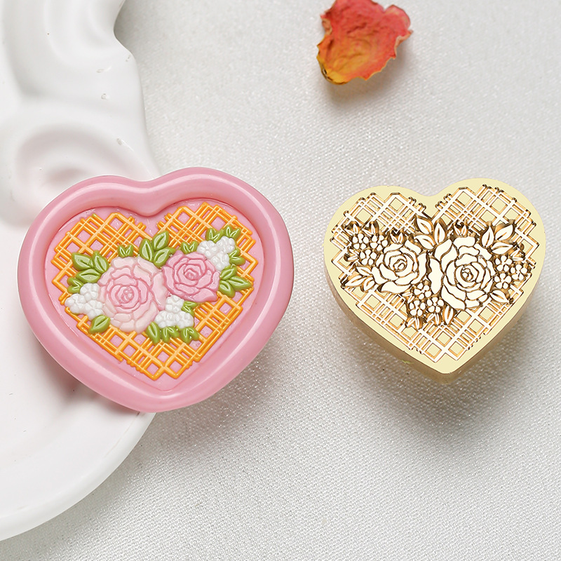 Motif floral à carreaux (26,7 mm x 24,2 mm)