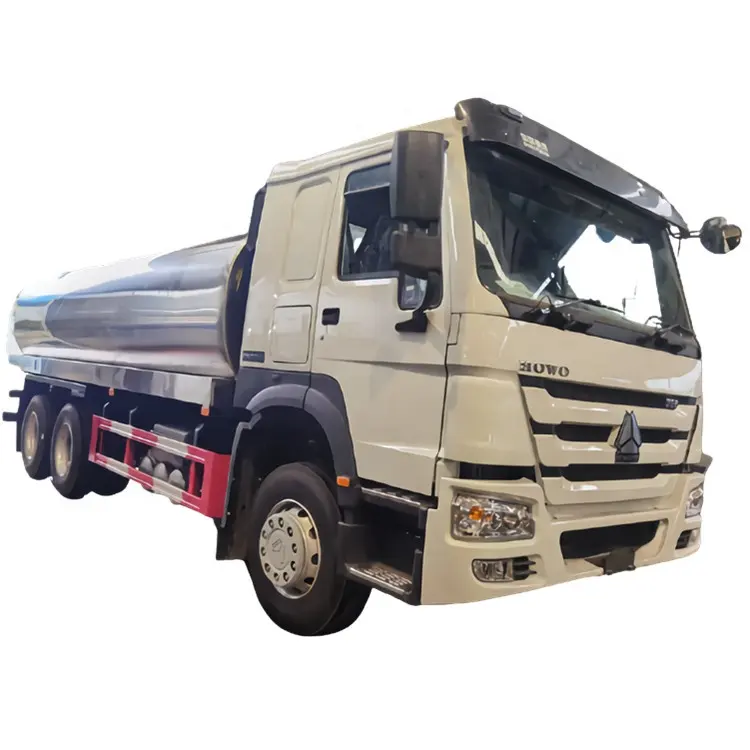 6x4 sinotruk HOWO tàu chở thép đen 25000 lít cấp thực phẩm thép không gỉ dầu ăn Quá Cảnh Xe tải vận chuyển