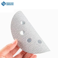 DNSCHIE Disques abrasifs à crochets et boucles en oxyde d'aluminium blanc haute dureté, 5 pouces (125 mm), 8 trous, 120-400, lot de 60 pièces OEM, garantie 3 ans