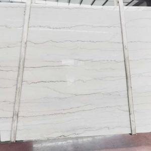 Losas de Mármol Blanco de Guangxi de 18 mm <span class=keywords><strong>para</strong></span> Pisos y Revestimientos Interiores en Villas y Hoteles - Product Image 1