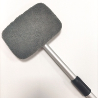 Outils de nettoyage de voiture, avec kit de nettoyage de nettoyeur de vitres à long manche essuie-glace brosse de nettoyage de raclette en microfibre