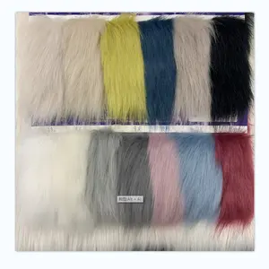 Faux fur fabric polyester artificial fur fabric for collar