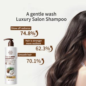 Champú y Acondicionador con Aceite de Coco, Hidratante, con Queratina y Colágeno Natural, Sin Sulfatos - Product Image 6