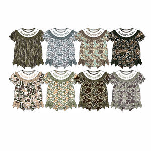 Précommande MOQ 5, 8 couleurs, imprimé camouflage, vacances, MAMAS BOY GIRL, barboteuse d'été pour bébé, vêtements pour frères et sœurs, vente en gros, vêtements de boutique pour enfants - Product Image 1