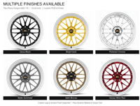 Nouvelles jantes forgées deux pièces de 18 à 26 pouces, finition noir brillant, lèvre polie, concave profond, 20 mm, 5x114.3, 5x112, compatibles avec les voitures de performance JDM.