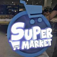 Vente chaude 3D LED Logo Boîte à Lumière Acrylique Lettre Logo pour Magasin Signe pour Société Hôpital Décoration et Publicité
