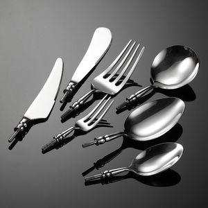 Testine di coltello forgiate posate vuote senza manico componenti posate 1084006 - Product Image 1