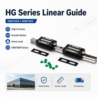 Bloc de guidage linéaire à bride carrée OEM HGH15CA HGW15CC pour charge lourde, système de mouvement sur rail profilé pour routeur CNC