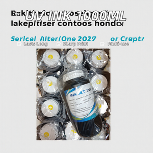 <span class=keywords><strong>Techmax</strong></span> UV pour impression numérique 1000 ml pour tête d'impression Ricoh Gen 6/Gen5/Konica Star modèle TNURG5-001 - Product Image 2