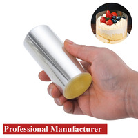 Film en rouleau PET transparent brillant souple de qualité alimentaire 10M, pour bordure de gâteau, décorations de pâtisserie écologiques