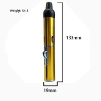 Briquet à flamme jet au butane rechargeable avec diffuseur d'aromathérapie métallique intégré, portable 2-en-1, design moderne pour le camping