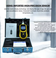 Analyseur de gaz de combustion numérique portable SKZ SKZ1050-O2 haute précision, testeur de pureté de l'oxygène pour l'hydrogène sulfureux et le monoxyde de carbone
