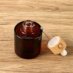 Flacons compte-gouttes en verre ambré rouge-brun 30ML 50ML, anti-lumière, pour huiles essentielles, échantillons cosmétiques premium, sérums et essences - Product Image 6