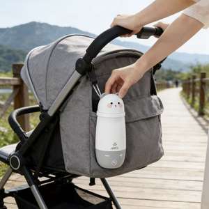 Taşınabilir USB Süt Isıtıcı Hızlı Isıtma Anne Sütü Mama OEM Bebek Besleme Malzemeleri Açık Hava Seyahat Şişe Isıtıcı - Product Image 1