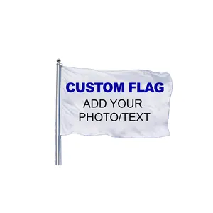 Flag 3x5ft Promotional Banners Best Quality Digital Printing 3x5ft Custom Design Made Polyester Fabric Custom flags