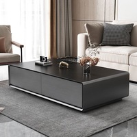 Table basse ultra-mince minimaliste moderne Nouveau style nordique de luxe léger haut de gamme pour grand petit appartement salon usage domestique