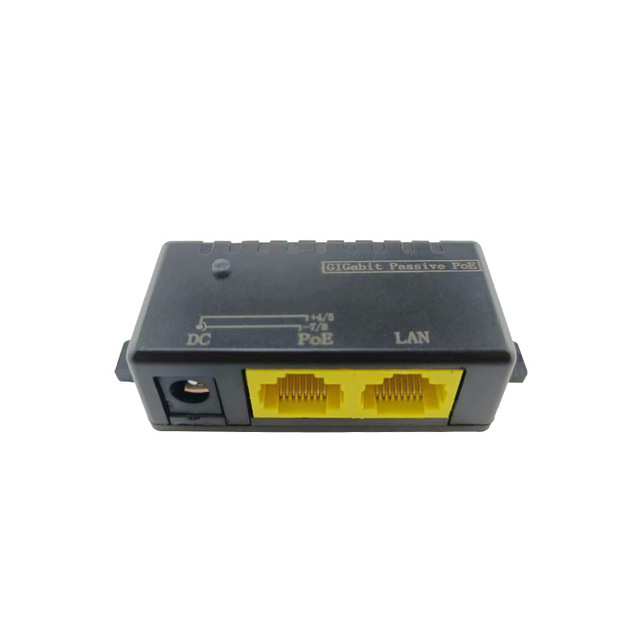5V-48V DC Output 1A Plug in EU Plug PoE Adapter for Wireless AP and Communication