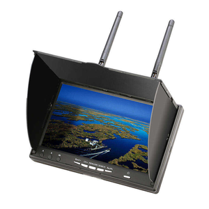 5.8G 40CH LCD5802D FPV Monitor 7 Inch 800x480 Raceband with DVR & Built-in <b>Battery</b> for FPV <b>Drone</b> Multicopter - Product Image 6
