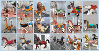 Carrousel de luxe européen 24 places certifié CE IAAPA pour centre commercial intérieur, manège personnalisé pour parc d'attractions
