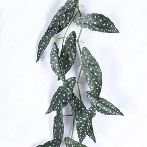 홈 웨딩 벽 상록 장식 베고니아 포도 나무 식물 잎 단풍 인공 매달려 화환