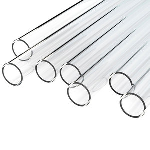 PMMA หลอดอะคริลิคพลาสติกใสปรับขนาดเส้นผ่าศูนย์กลางขนาดใหญ่รอบขนาดต่างๆสำหรับการเลือก - Product Image 6