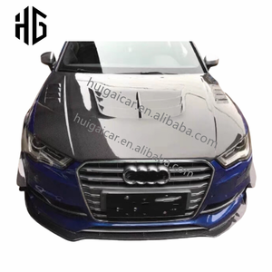 Cubierta de capó de fibra de carbono Real estilo ST para Audi <span class=keywords><strong>A3</strong></span> S3 RS3 <span class=keywords><strong>Sedan</strong></span> V estilo fibra de carbono capó de motor delantero accesorios para automóviles - Product Image 3