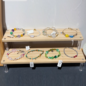 Présentoir multi-niveaux en acrylique pour <span class=keywords><strong>magasin</strong></span>, organisateur de rangement de type étagère pour gâteaux et parfums - Product Image 3