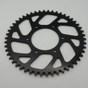 Pignon en alliage d'aluminium CNC 50T anodisé noir à bords apparents pour accessoires de modification de moto Suron Ultra Bee 52BIKE - Product Image 3