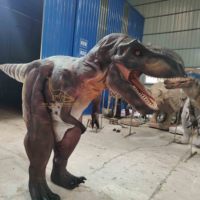 Costume de dinosaure animatronique de haute qualité pour parc d'attractions ou parc à thème sur les dinosaures