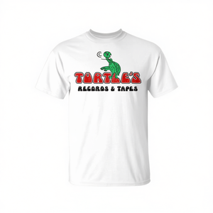 Turtle's Records & Tapes Retro Meme Camiseta blanca para adultos unisex - Product Image 2
