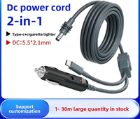 Hot Starlink Mini Kit d'accessoires 2-en-1 avec cordon d'alimentation CC de type C Chargeur de voiture satellite portable Mini accessoires de câble essentiels