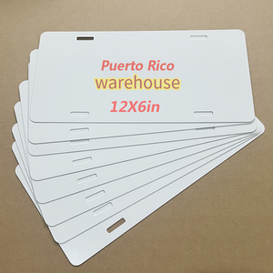 Placas de Matrícula de Aluminio para Sublimación, 12''x 6''x 0.025, Personalizables con Impresión por Transferencia de Calor, Venta al Por Mayor en Almacén de EE. UU. - Product Image 1