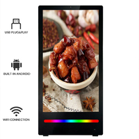 Écran d'affichage numérique portable pliable étanche pour l'extérieur, alimenté par batterie, Android, 43, 49, 55 pouces, pour publicité, affichage LCD