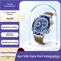 Jam Tangan Pintar AMOLED Huaqiangbei Extraordinary Master, Kompatibel Kartu SIM, Model Seluler Kelas Atas, Kompatibel Semua Jaringan