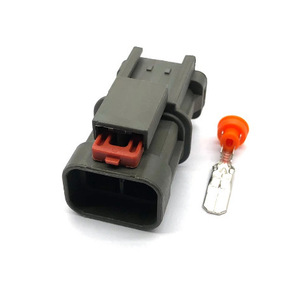Conector de Alternador Automotriz de 2 Posiciones, Gris, PBT, Uso Automotriz de Alta Resistencia, 7122-6224-40 - Product Image 2