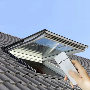 Quảng Châu Nhà Máy Trực Tiếp Bán Polycarbonate Minh Bạch Mái Vuông Skylight Rèm Cửa Sổ Skylight Cho Trần Nhà