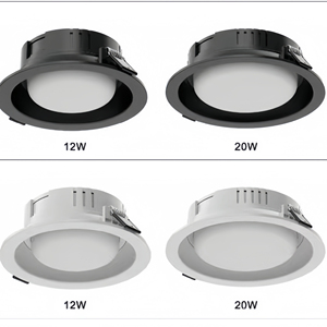 <span class=keywords><strong>Downlight</strong></span> LED SMD de 30W, 4CCT seleccionables, regulable, empotrable, luz de techo LED, IP55, controlador integrado, CA 110-265V, para interiores - Product Image 1