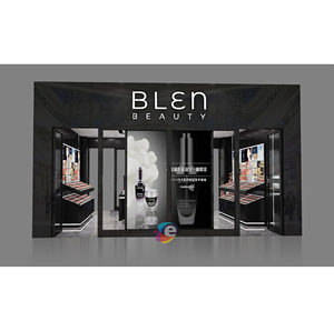 Colorido Pop <span class=keywords><strong>Caramelos</strong></span> Tienda Diseño Venta al por menor Lindo maquillaje de salón personalizado Estante redondo Soporte Lollipop tienda de maquillaje Exhibición para la venta del centro comercial - Product Image 3