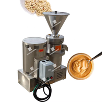 Machine de fabrication de pâte de sésame, de tahini, de beurre de cacahuète, et de pâtes d'amandes et de noix de cajou, moulin colloïdal électrique commercial de petite taille