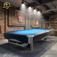 Table de billard de style américain de qualité commerciale, robuste, 8 pieds, 9 pieds, pour bar, club, tournoi