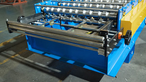 아제르바이잔 꽃무늬 유약 타일 지붕재 제조 기계 - Product Image 5