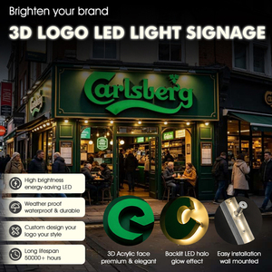 Insegne Luminose Personalizzate a LED 3D per Attività Commerciali, Impermeabili IP65 per Esterni, con <span class=keywords><strong>Font</strong></span> e Colori Personalizzabili, Consegna Rapida - Product Image 4