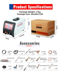 Funisi 98es thép Dent puller máy bảng điều khiển cơ thể công cụ sửa chữa bán buôn thép thợ hàn cho cơ thể tự động sửa chữa - Product Image 4