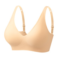 Pakaian Dalam Wanita Tanpa Jahitan 3/4 Cup dan Bra Cup Tipis Tanpa Kawat, Pakaian Dalam Pembentuk Tubuh Nyaman dan Bernapas, Push Up