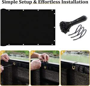 <span class=keywords><strong>Malla</strong></span> de Privacidad <span class=keywords><strong>para</strong></span> Cercas de 6' x 25', Resistente, 170 GSM, <span class=keywords><strong>Malla</strong></span> de <span class=keywords><strong>Sombra</strong></span> <span class=keywords><strong>para</strong></span> Paredes, Jardines, Patios Traseros - Product Image 3