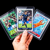 Impression personnalisée de cartes à collectionner de football, pochettes de protection, cartes de football holographiques, impression de cartes de sport autographiées