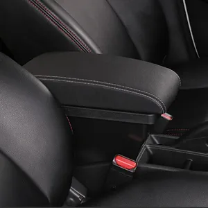 TONC For Nissan Juke Car Armrest 3USB Black Center Console Storage Box Car Interior Parts Center Armrest