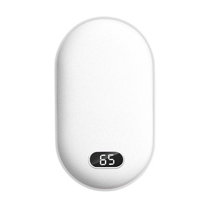 <b>USB</b> Rechargeable Hand Warmer Portable Digital Display Warm Hand Warmer Mini Electric <b>Heated</b> Device for Outdoor Travel - Product Image 2
